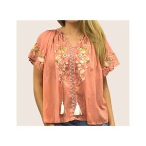 NEW KYLA SEO kiora blouse in orange